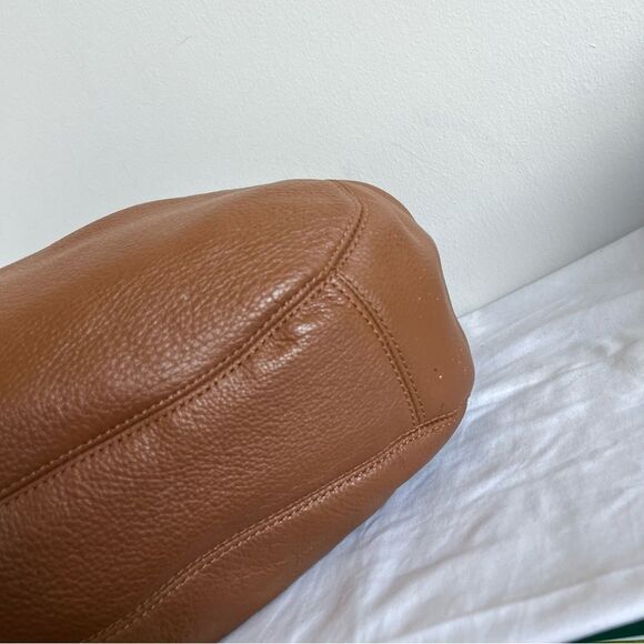 MICHAEL KORS Acorn Shoulder Bag Lillie Fulton Tote Raven Ciara Leather - Picture 7 of 14